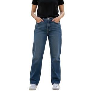 Vintage Levi's Silver Tab High-Waisted Baggy Jeans Size 13L Medium Light Wash